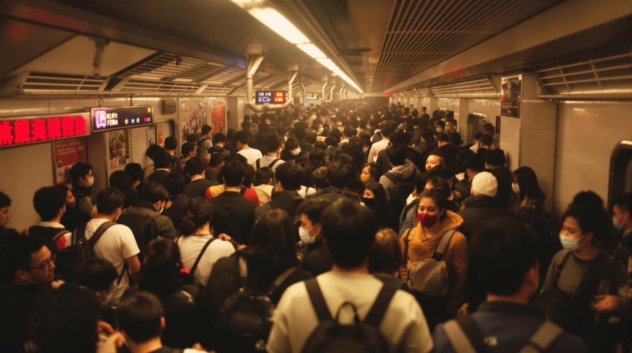 瓜网 - 某城市地铁站发生大规模乘客滞留事件，官方回应设备故障正在抢修